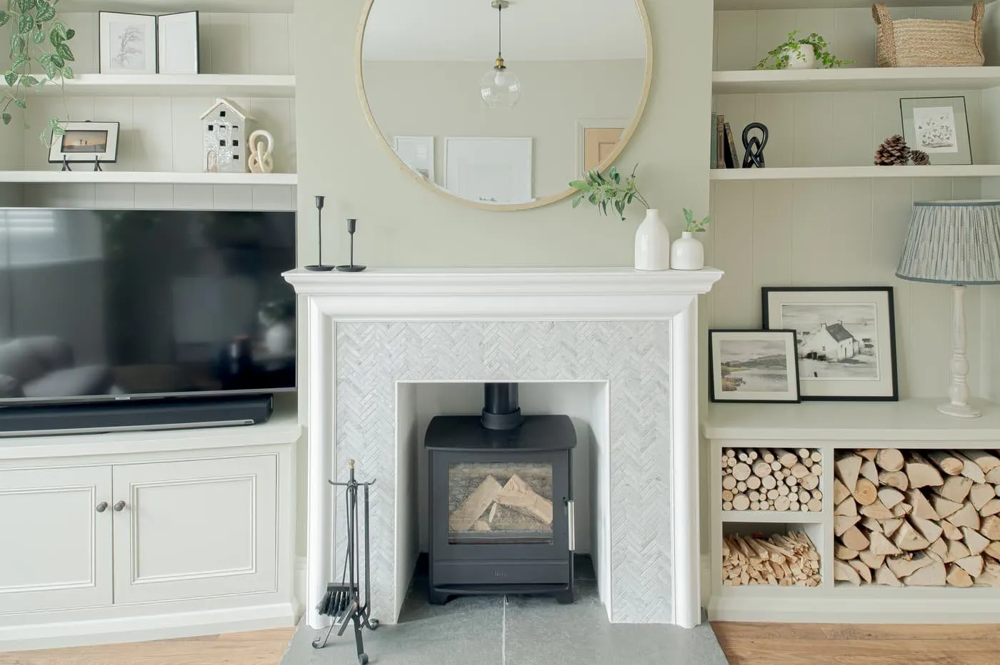 Après rénovation cheminée